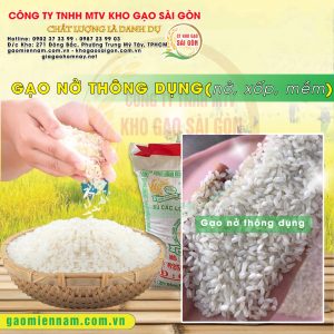 Gạo Nở Thông Dụng cho quán cơm, bếp ăn, làm từ thiện
