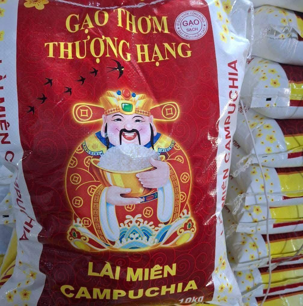 Gạo Thơm Lài Miên đóng bao 10kg giá rẻ tại Kho gạo Miền Nam